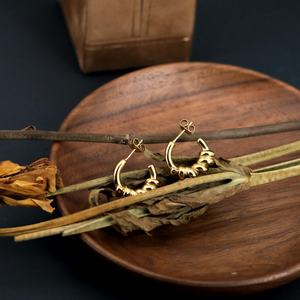 INS French Elegant C-Shaped <b>Phone</b> Rope Earrings for Women <b>Retro</b> High-End Fashion Jewelry - Product Image 6