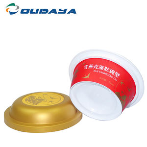 ภาชนะพลาสติกแบบ OEM พร้อมฉลากในตัว รูปทรงสี่เหลี่ยมสำหรับใส่เนย พร้อมฝาปิดและโลโก้สั่งทำพิเศษ - Product Image 5