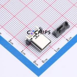 TYPE-C 16P LCH10.5-B 143 USB Connector Through hole Component (THT) Connector Type-C Female Through Hole 16P - Product Image 1
