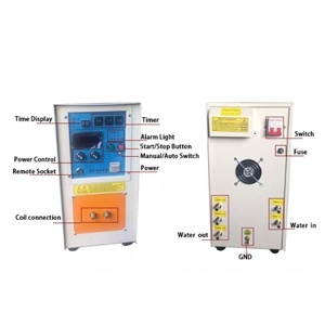 380V 25kw tần <span class=keywords><strong>s</strong></span>ố cao cảm ứng máy <span class=keywords><strong>s</strong></span>ưởi ấm kim loại nhỏ Lò Luyện PLC điều khiển tự động - Product Image 5