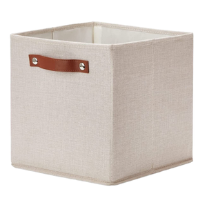 Paniers de rangement pliables en toile carrée moderne et étagères d'organisation pour la maison, bacs de rangement cubiques pour vêtements - Product Image 1