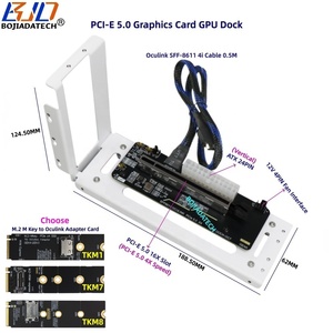 PCIe 16X Slot GEN5 PCI-E 5.0 X4 128GB/S OCuLink Laptop EGPU External <b>Graphics</b> <b>Card</b> Gaming GPU Dock M.2 NVMe to SFF-8612 Adapter - Product Image 3