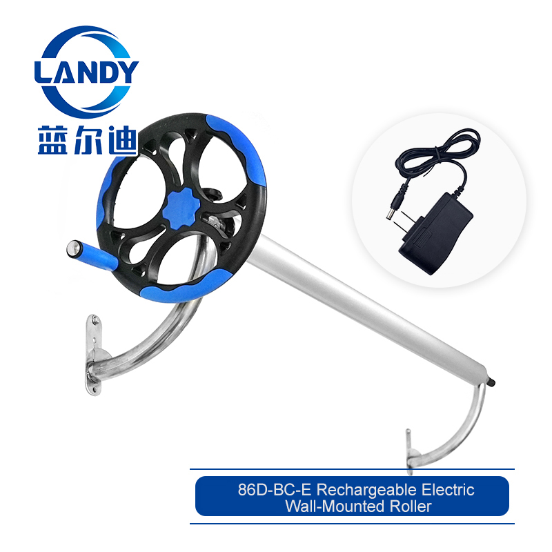 silver 86D-BC-E 4.3m~5.55m Pool Cover Roller