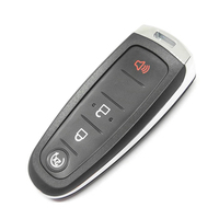 Carcasa para Llave de Coche con 4 Botones y Chip Inteligente HU101 con Llave de Emergencia