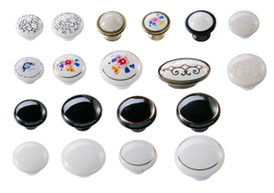 Maniglie in Ceramica a Foro Singolo per Mobili - Stile <span class=keywords><strong>Vintage</strong></span> Cinese ed Europeo per Armadi <span class=keywords><strong>e</strong></span> Cassetti - Product Image 2