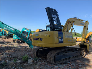Excavadora Komatsu usada, marca japonesa Komatsu Pc160 160-7, excavadora de segunda mano PC160 16ton a la venta - Product Image 5