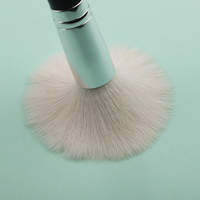 Ensemble de pinceaux de maquillage de luxe avec manche en bois noir, 40 pièces, personnalisés, en poils de chèvre et de poney, pour les yeux, les sourcils, le visage, outils cosmétiques