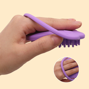 <span class=keywords><strong>Brosse</strong></span> de toilettage professionnelle pour chiens et chats avec râteau Slicker pour le bain et le massage de l'épilation - Product Image 3