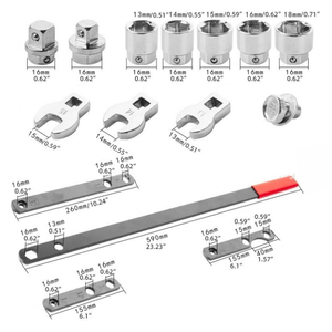 16pcs idler ròng rọc có thể điều chỉnh cờ lê thiết lập với mở rộng Bar - Belt tensioner công cụ loại bỏ cho sửa chữa tự động - Product Image 3