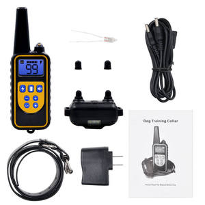 <span class=keywords><strong>Collier</strong></span> électrique <span class=keywords><strong>pour</strong></span> <span class=keywords><strong>chien</strong></span> JUANJUAN PT090EU avec écran LCD, étanche à 800 m, en plastique écologique, <span class=keywords><strong>pour</strong></span> l'entraînement des animaux <span class=keywords><strong>de</strong></span> compagnie - Product Image 6
