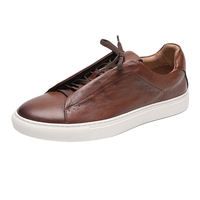 Chaussures de course, de skateboard et de marche de haute qualité pour hommes, en cuir de vache véritable, cuir de qualité supérieure, décontractées, d'extérieur, avec amorti