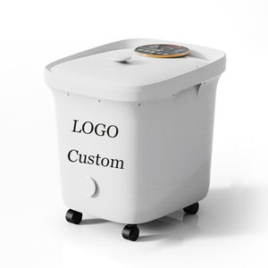 Masajeador de pies doméstico inteligente automático personalizado, máquina masajeadora de pies Shiatsu Spa, cubo con calor y agua - Product Image 1