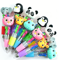 Stylo bille miniature personnalisé en forme de poupée de dessin animé mignonne, accessoire de stylo de comptabilité manuel décoratif