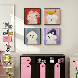 Poster da parete con cartoni animati di animali, stampa su tela per cameretta, decorazione moderna per la casa, pittura murale per la cameretta dei bambini. - Product Image 4