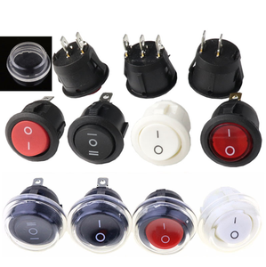 KCD1-105 interruttore circolare a forma di barca pulsante di alimentazione <span class=keywords><strong>2</strong></span>/<span class=keywords><strong>3</strong></span> pin <span class=keywords><strong>2</strong></span>/<span class=keywords><strong>3</strong></span> ingranaggi - Product Image 3