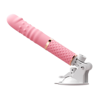 Machine sexuelle télescopique à poussée entièrement automatique, Dildo vibrant, Jouets sexuels pour adultes, Jouets sexuels pour femmes