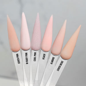 Venta al por mayor de calidad Salón de uñas Suministros Nude Pink EMA Polvo acrílico para la etiqueta privada <span class=keywords><strong>Precio</strong></span> bajo - Product Image 2