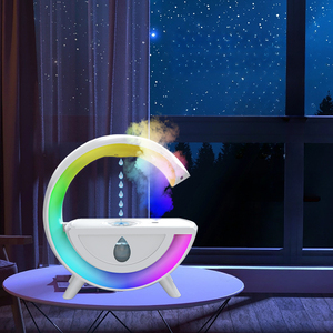 2024 nuevo humidificador de aire de nube de lluvia, difusor de aire de nube de lluvia antigravedad con luz nocturna RGB, difusor en forma de <span class=keywords><strong>G</strong></span> grande - Product Image 5