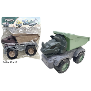 Dino Beach Truck 34,5x35x16 cm Colori assortiti per giocare sulla sabbia - Product Image 2