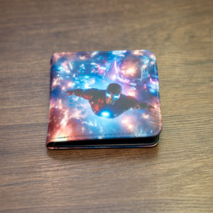Cartera de PU con Estampado Digital Hecho a Mano, Diseño de Superhéroe <span class=keywords><strong>Batman</strong></span>, Cierre Abierto, Portátil, Corta, Promocional, para San Valentín - Product Image 5