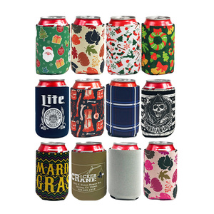 Il più popolare supporto di raffreddamento Stubby isolato personalizzato Coozies la sublimazione in schiuma di Neoprene può raffreddare con Logo personalizzato