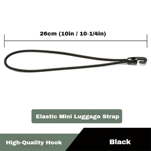 Sangle de bagage élastique professionnelle de 4 mm, cordon élastique en polyester durable avec crochet pour équipement de pêche - Product Image 2