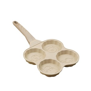 Cartone animato uovo padella ispessita antiaderente per uso domestico quattro fori Mini padella per colazione Maifan <span class=keywords><strong>pietra</strong></span> cucina a induzione - Product Image 4