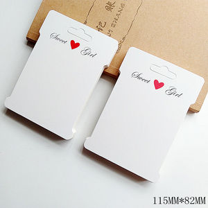 Tarjetas de papel personalizadas para el pelo, cintas elásticas para el pelo con impresión de tu logotipo - Product Image 4