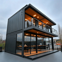 Maison conteneur directe usine avec cuisine et salle de bain, maison préfabriquée modulaire ignifuge et étanche pour appartement locatif ou complexe hôtelier