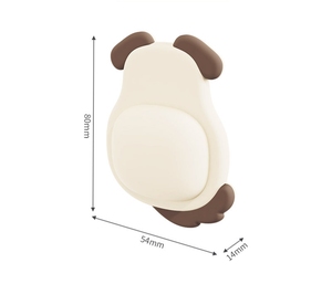 Anjing kucing Panda dan Penguin empat bentuk gaya pelindung dinding pintu penghenti perekat Bumper untuk penutup dinding jelek dekoratif - Product Image 3