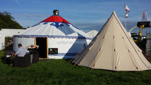 Yourte mongole de luxe moderne, yourte mongole en fer forgé pour jardin - Product Image 5