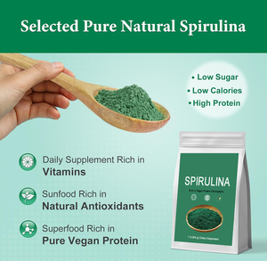 Özel Marka Saf Spirulina Tozu Bağışıklık Desteği ve Antioksidanlar Zengin <span class=keywords><strong>Vegan</strong></span> <span class=keywords><strong>Protein</strong></span> İçerikli - Product Image 4