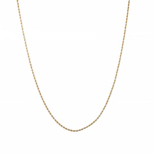 High Quality <b>Silver</b> and Gold Plated Stainless Steel Metal <b>Necklace</b> <b>Mens</b> Rope Chain - Product Image 4