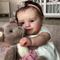 Poupées reborn réalistes MSYO de 20 pouces, entièrement en vinyle et silicone, jouets pour enfants, vêtements pour poupées reborn OEM ODM pour filles