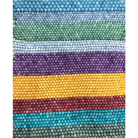 Harga Pabrik Manik-manik Giok Berbagai Warna 10MM Bulat Manik-manik Lepas untuk Pembuatan Gelang DIY Desain Perhiasan