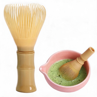 Nouvelle conception d'usine, logo personnalisé, fouet à matcha en résine plastique durable, fouet à matcha en résine