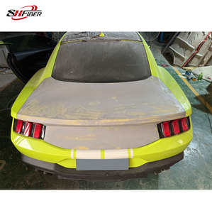 Couvercle de coffre en fibre de carbone Mustang pour <span class=keywords><strong>Ford</strong></span> Mustang S650 2024, couvercle de coffre modifié en fibre de carbone SA - Product Image 4