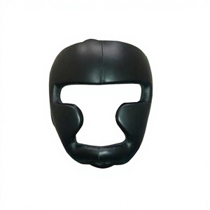 Mudassar Sports Professional Boxing <b>Training</b> <b>Head</b> Guard-PVC Microfiber Leather Breathable Durable Customizable Face Protector - Product Image 1