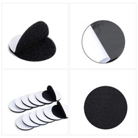 Crochets et boucles adhésifs blancs de 16 mm de haute qualité, 2 millions de paires, vente en gros directe usine, crochets et boucles adhésifs en forme de pièces de monnaie/points