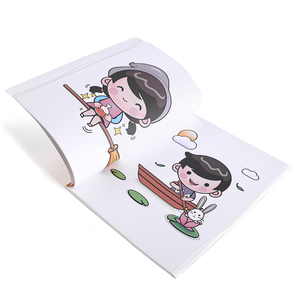 Bán buôn tùy chỉnh softcover trẻ em của Đầy đủ màu cuốn sách trẻ em vẽ cuốn sách in câu chuyện Bìa mềm in ấn cuốn sách - Product Image 5