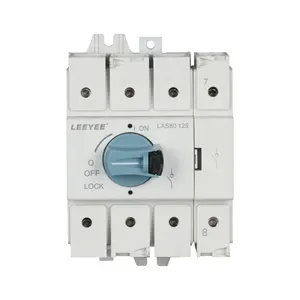 Solar AC Lightning Protection Isolating Switch High-quality Waterproof 4P 800V 125A Switches Solar Pv System ROHS Rail Mounting