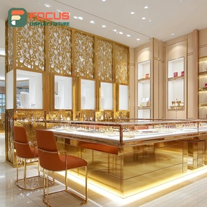 Sistema de Exhibición para Joyería de Lujo, Mostrador de Centro Comercial con Acabado Laminado - Product Image 1