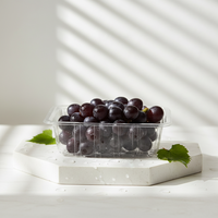 Blister en plastique jetable PET palette d'emballage frais plateau personnaliser fruits légumes plateau conteneur