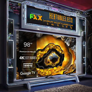 Televisor Inteligente QLED de Pantalla Grande de 65 Pulgadas, 4K UHD HDR, 120Hz, Android, Interfaz Completa para USB, WiFi, Negro, Televisor para Hoteles - Product Image 2