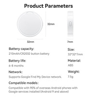 Paquete de 4 Localizadores Inteligentes Android Antipérdida con Fundas de Silicona y Cordones para Llaves, Cartera, Bolso, Equipaje