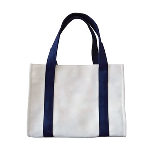Sac fourre-tout en toile structurée beige sur mesure, rigide, usage quotidien, qualité supérieure 16oz, fermeture éclair, poignée en sangle PP renforcée - Product Image 1