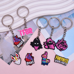 Portachiavi in metallo <span class=keywords><strong>Fortnite</strong></span>, ciondolo in PVC morbido, fibbia decorativa fai-da-te, charm per zaino - Stile regalo - Disponibile all'ingrosso - Product Image 4