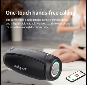 Altavoz inalámbrico innovador S37L4 con 40W de potencia y batería de 12000mAh para karaoke y transmisión en vivo junto a la piscina. - Product Image 5