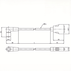 Câble de caméra industrielle haute flexibilité KEYENCE CA-CN3/3R/3L/5/5R/5L/10/10R/10L, neuf et authentique, en stock, livraison rapide - Product Image 6