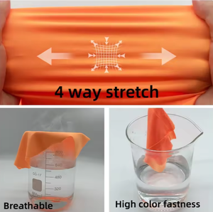 Chất Lượng Cao Kỹ Thuật Số In Polyamide Spandex Thông Minh Vải Cho Áo Sơ Mi 4 Cách Căng Vải Mens Polo Áo Sơ Mi Vải - Product Image 6